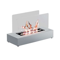 Cremona Bioethanol Eco Table Fireplace - White